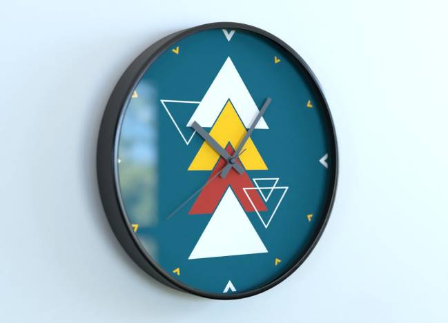 Horloges rondes Triangles